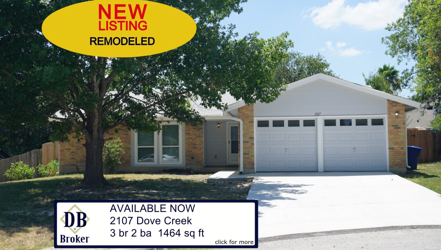AVAILABLE NOW 2107 DOVE CREEK SAN ANTONIO TX 78245